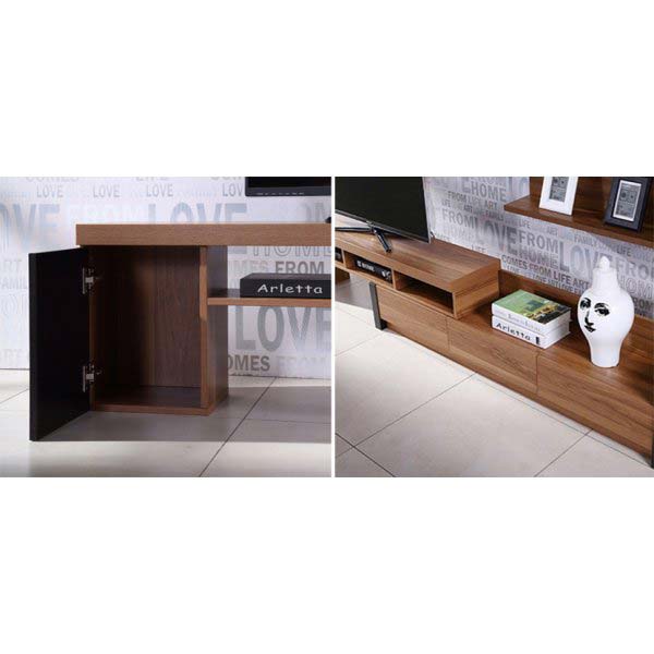 Kệ tivi Module gỗ công nghiệp Nội thất xanh Lofra